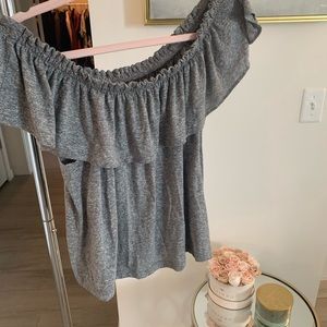 Romantic off-the-shoulder top
